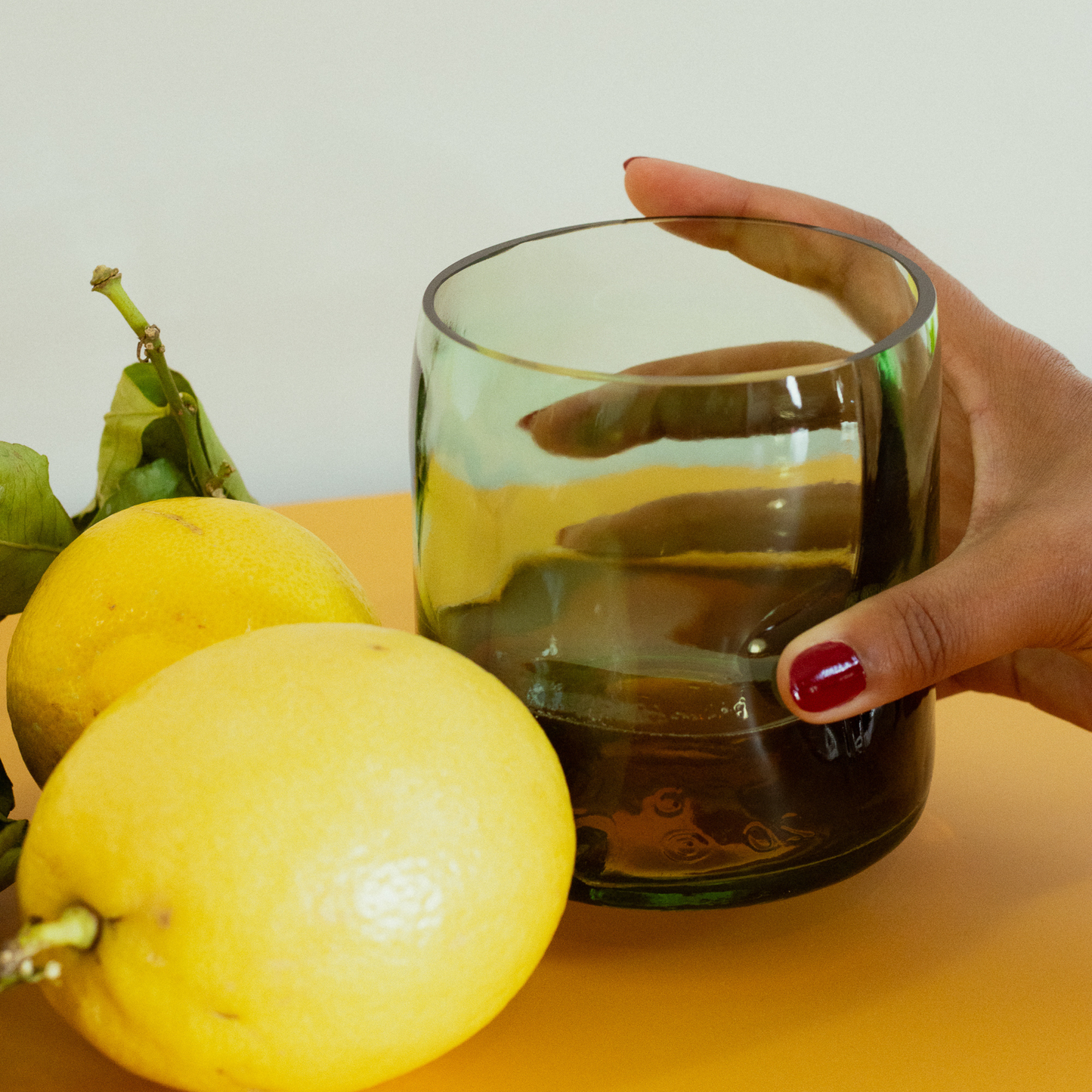 Een gerecyclede fles sterke drank - Wavy-collectie (x1)