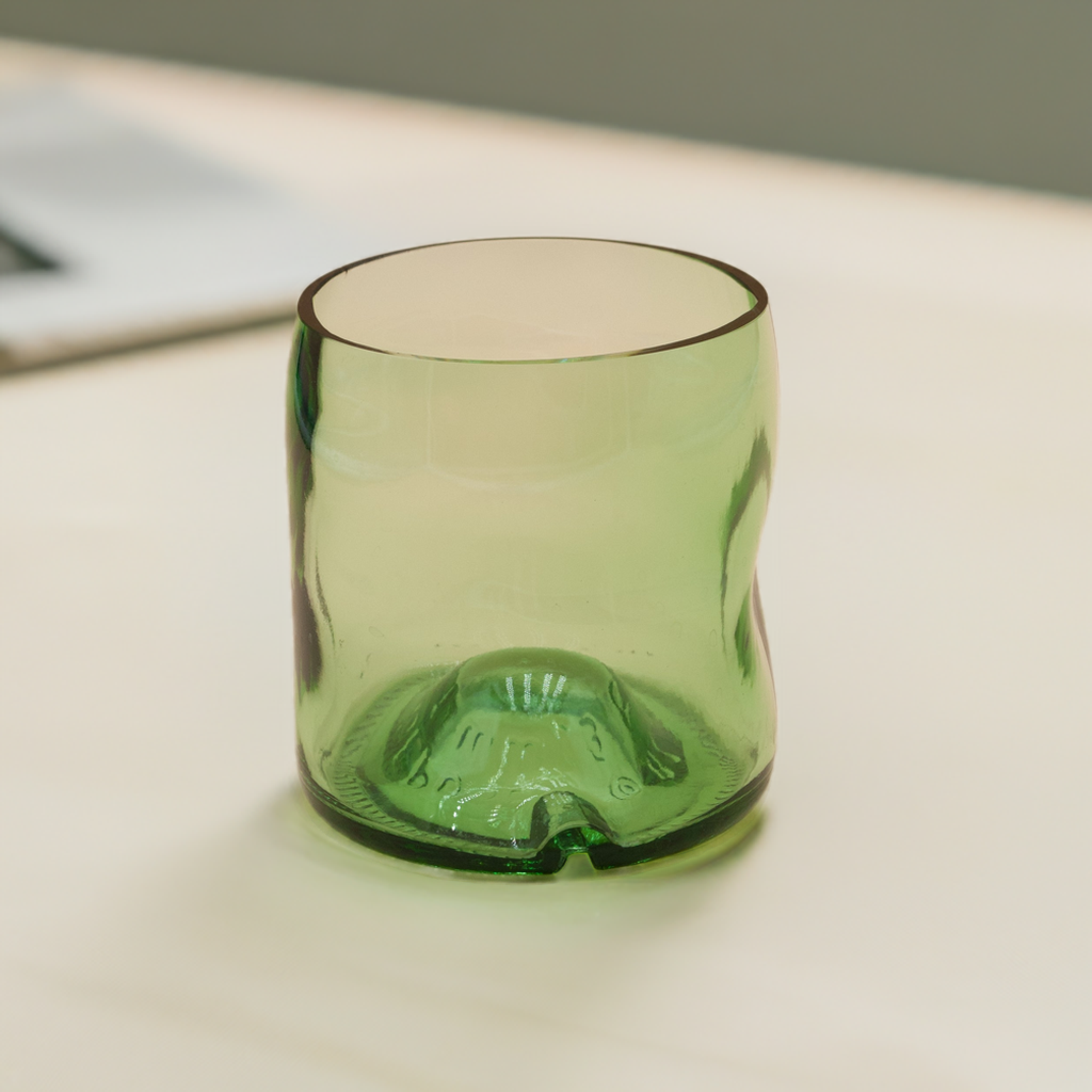 Een gerecyclede fles sterke drank - Wavy-collectie (x1)